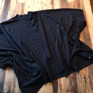 Shawl like top with mock neck Medium